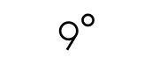 9°
