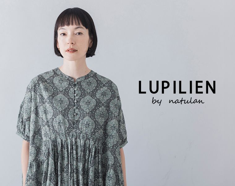 柄を味方に着映える【 Lupilien by natulan 】別注オリエンタル柄ワンピース