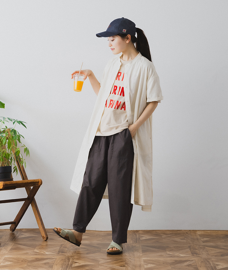 NORTHERN TRUCK(ノーザントラック) 海を感じるプリントTシャツ キナリ サイドカット