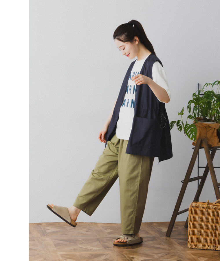 NORTHERN TRUCK(ノーザントラック) 海を感じるプリントTシャツ ホワイト  サイドカット