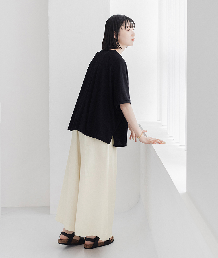 Lintu Laulu 2025夏福袋 接触冷感Tシャツとワイドパンツ 全身