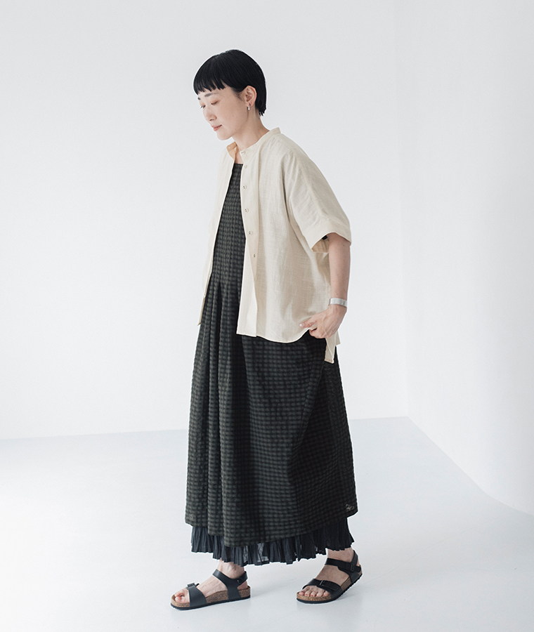 &yarn ブラウス羽織