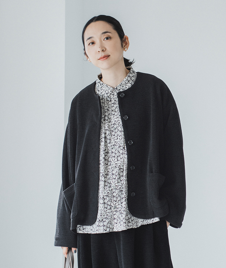 &yarn コットン太畝コーデュロイジャケット