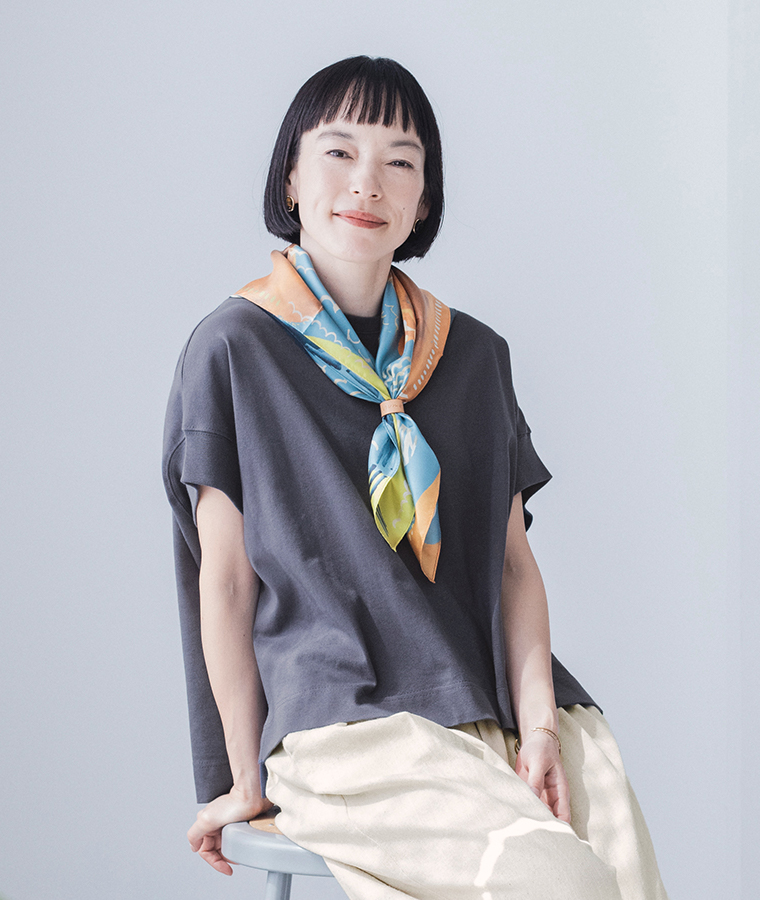 Lintu Laulu ワイドシルエットTシャツ