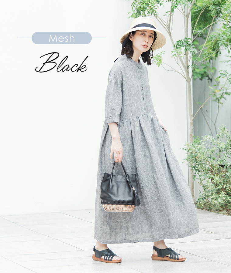 【COON】別注｜メッシュバックベルトサンダル ブラック