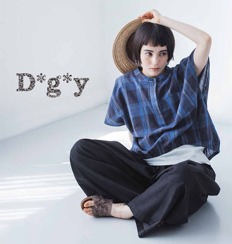 D*g*y 別注ポケット付チェック柄プルオーバー