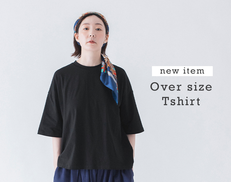 &yarn オーバーサイズ無地Tシャツのご紹介