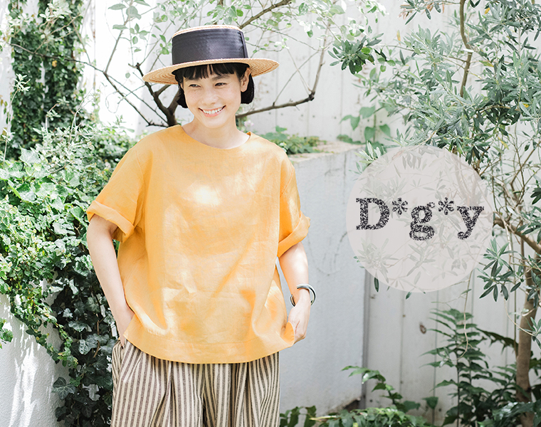 D*g*y　別注　リネンTEEブラウス　タイトル