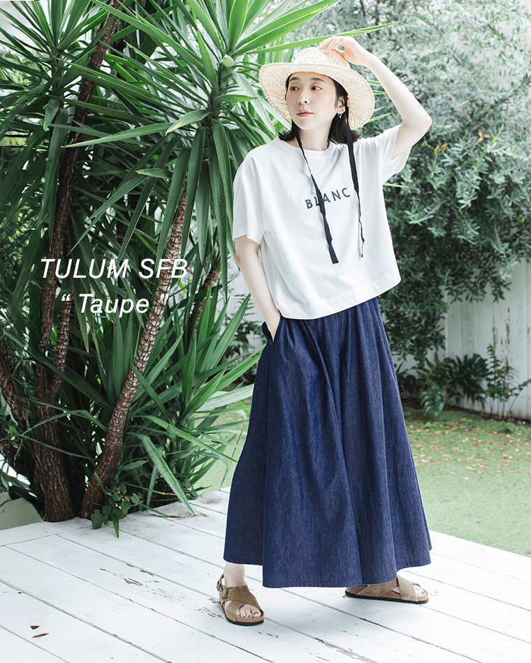 BIRKENSTOCK Tulum SFBトープのコーディネート