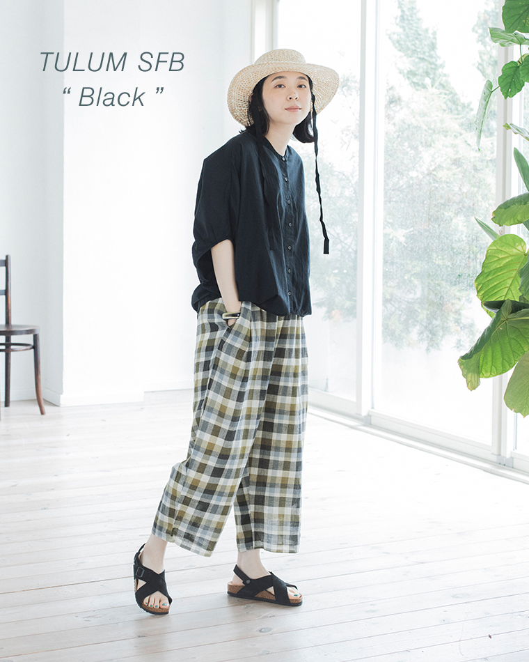 BIRKENSTOCK Tulum SFBブラックのコーディネート