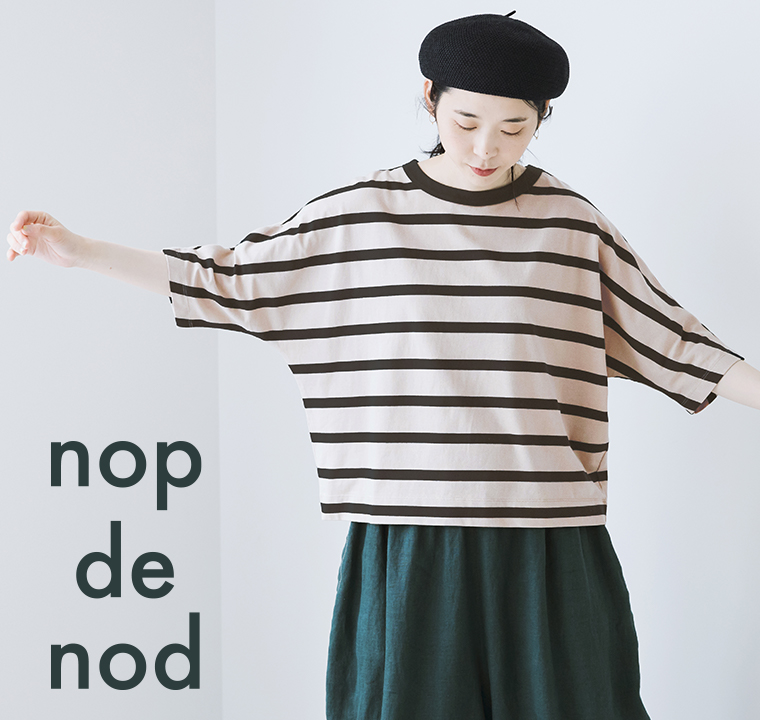 nop de nod　USコットン5分袖Tシャツ