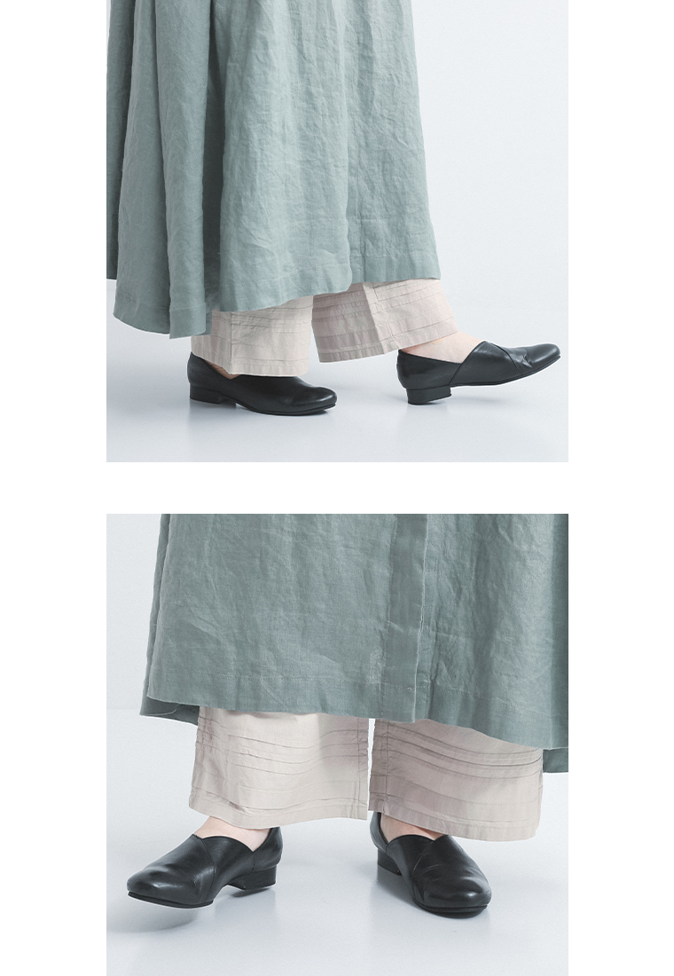 TUTIE.  コットンブロードペチパンツ　裾アップ