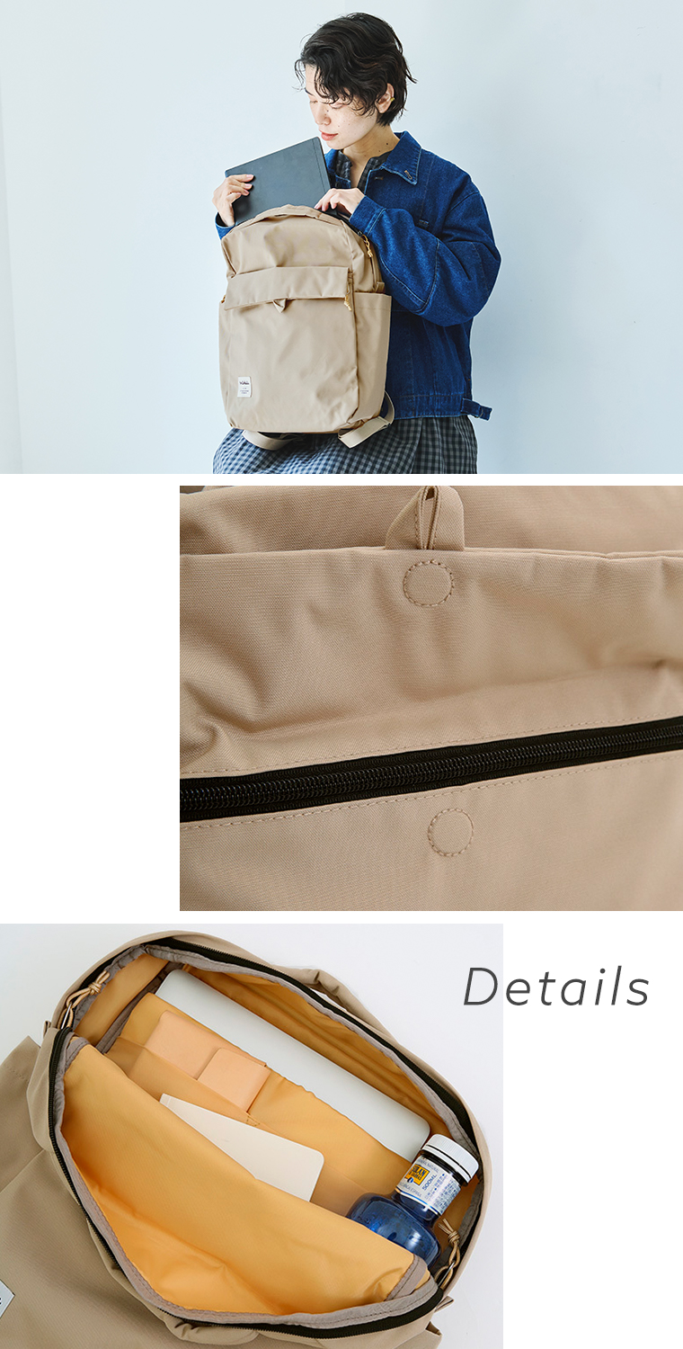 【 hellolulu 】Carterオールデイバックパック ディテール