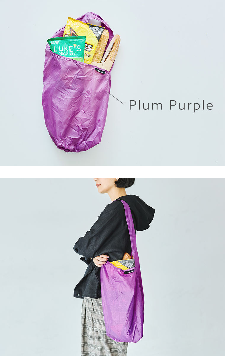 【 hellolulu 】Oviパッカブル マーケットバッグ 収納力