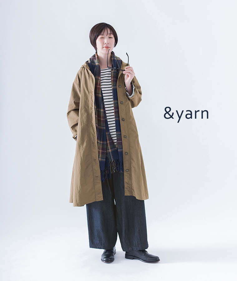 ちょっとの雨も安心！【わたしの大人服。】気軽に洒落るフードロングコート