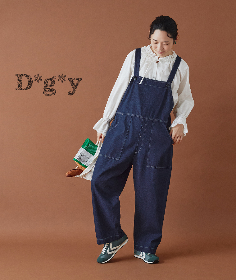 dgy デニムサロペットのご紹介