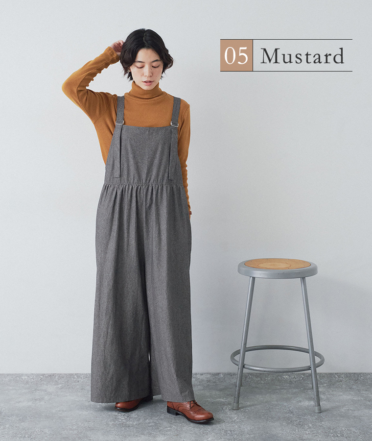 【 &yarn 】わたしの定番タートルネック マスタード