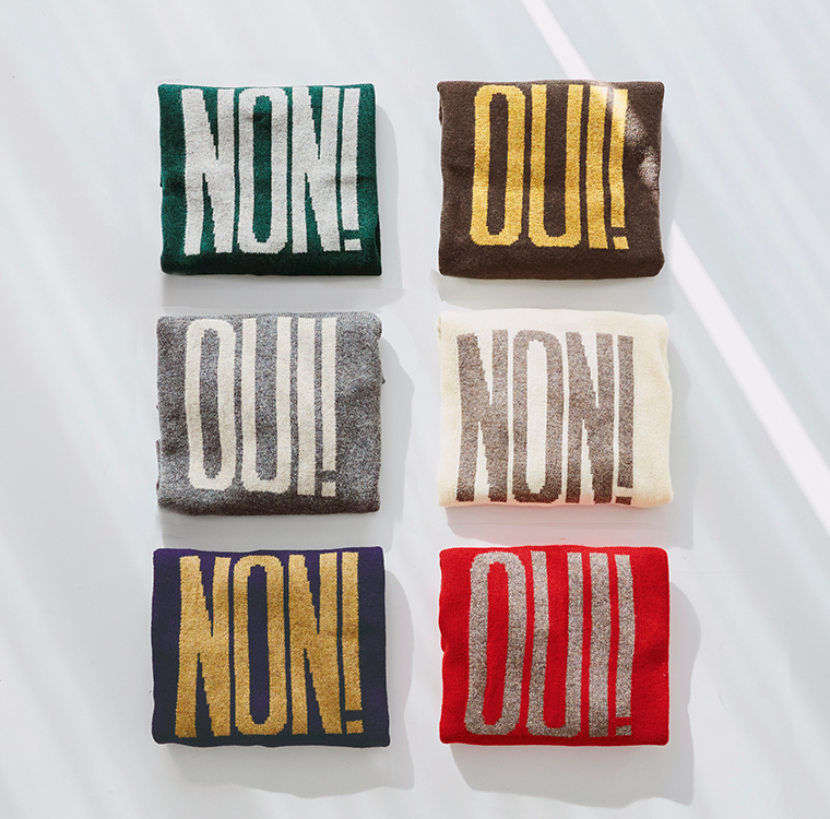 ichi シェットランドウールワイドプルオーバーとシェットランドウールワイドプルオーバー2のデザイン