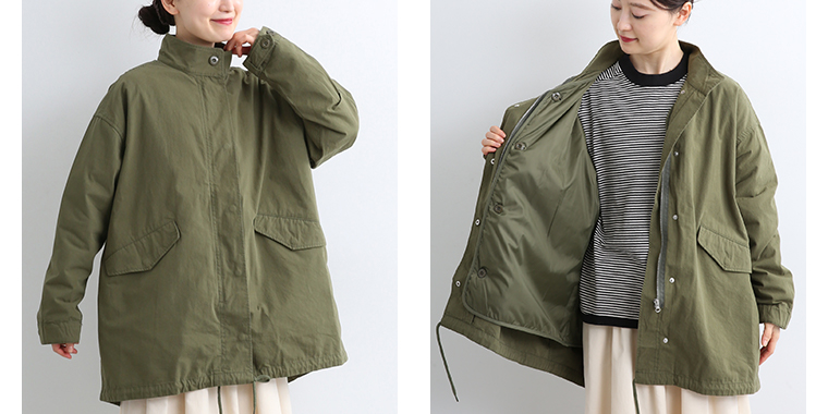 Plame Collome ライナー付きコート