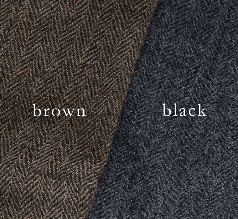 ICHI Antiquités ウールヘリンボーンジャケット 色展開