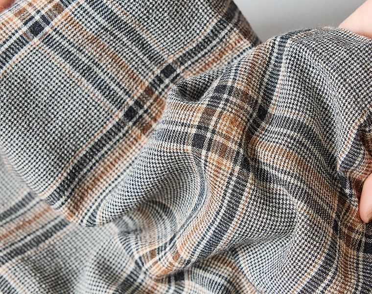 so レーヨンウールガーゼヨークワンピース 生地寄り