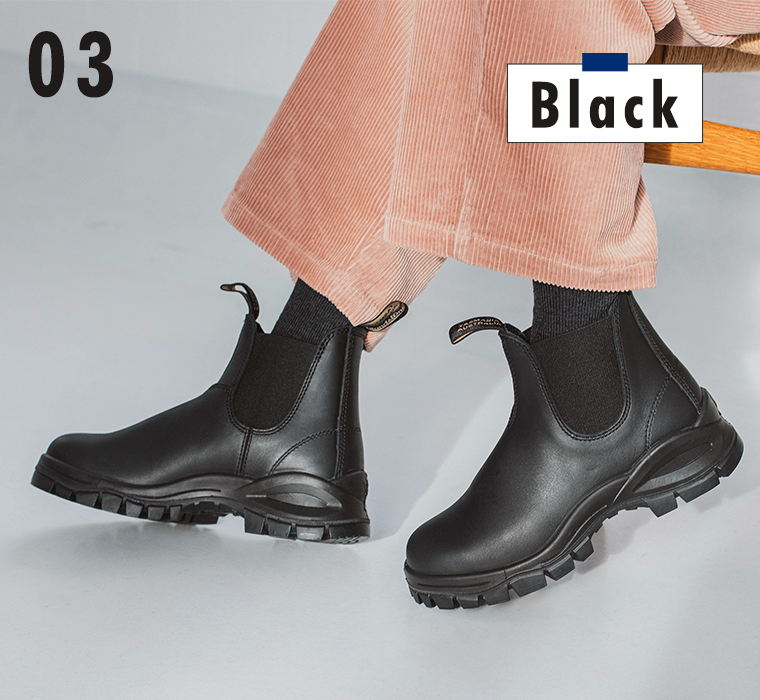 【 Blundstone 】ラグブーツ ブラック