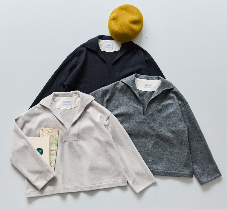 Vent d'ouest セーラーカラートップスの置き画像