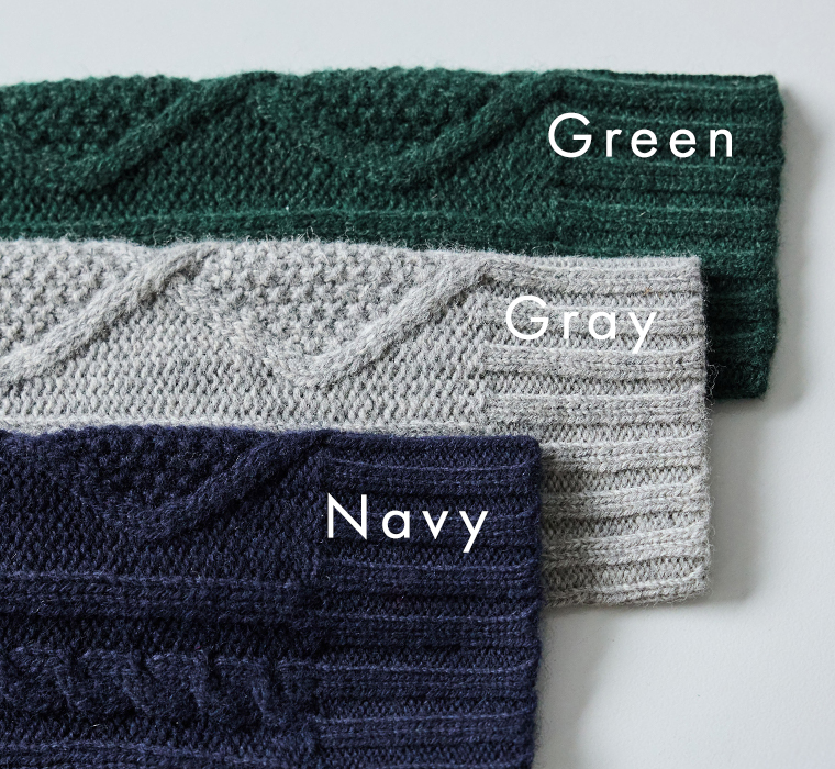 【 ichi 】シェットランドウールカーディガン 色紹介