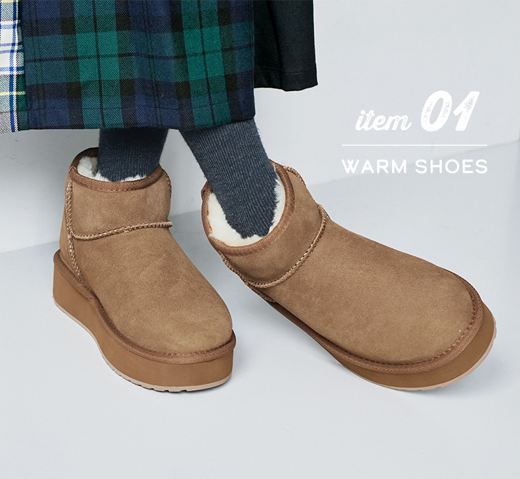 EMU Stinger Micro Flatform2.0 厚底ムートンブーツチェスナッツのデザイン