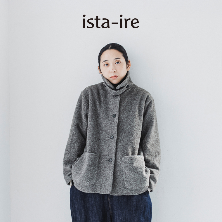 ista-ire  ブークレ　2wayカラーショートコート