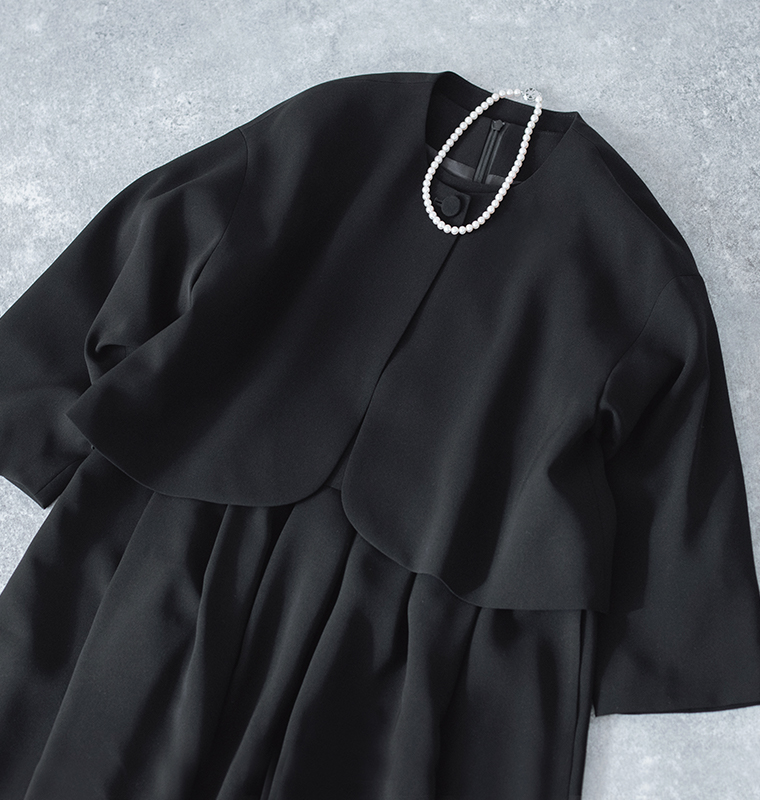 Luuna miu【ブラックフォーマル】大切な日のジャケット＆ワンピースセットのデザイン