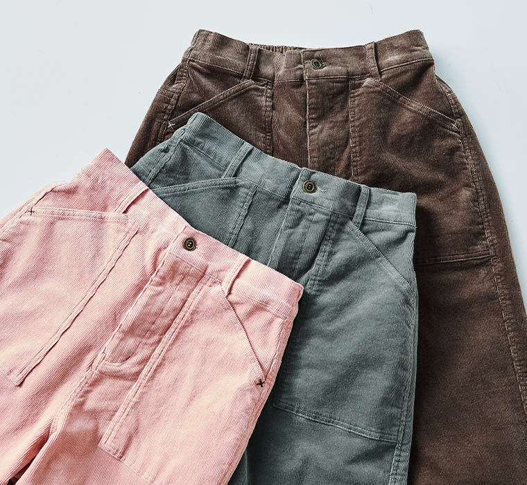 NORTHERN TRUCK コーデュロイワークストレートパンツの置き画像