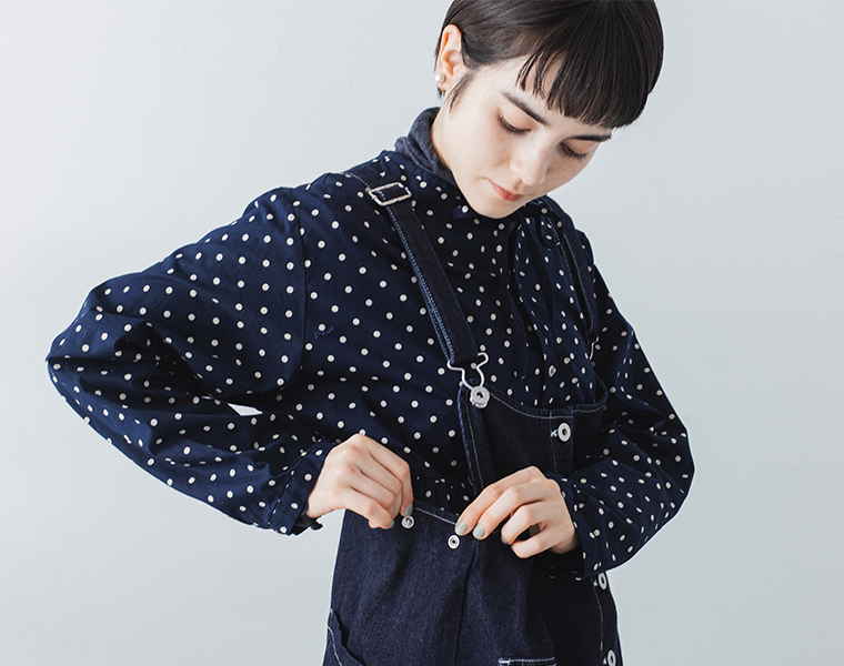 vent blanc　ジャンスカ サイドのボタンについて