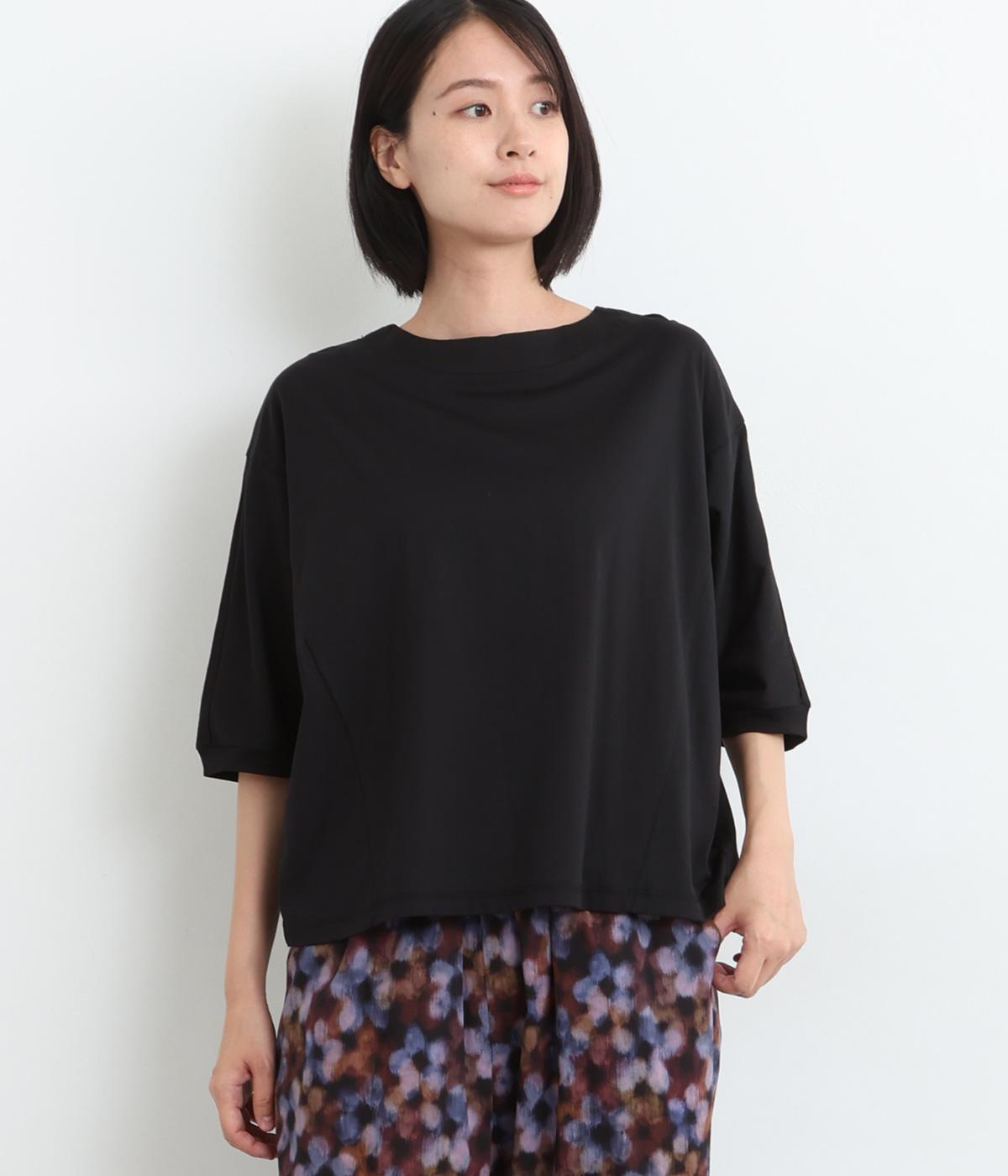 オフボディシルエットTシャツ(ブラック-ONESIZE)
