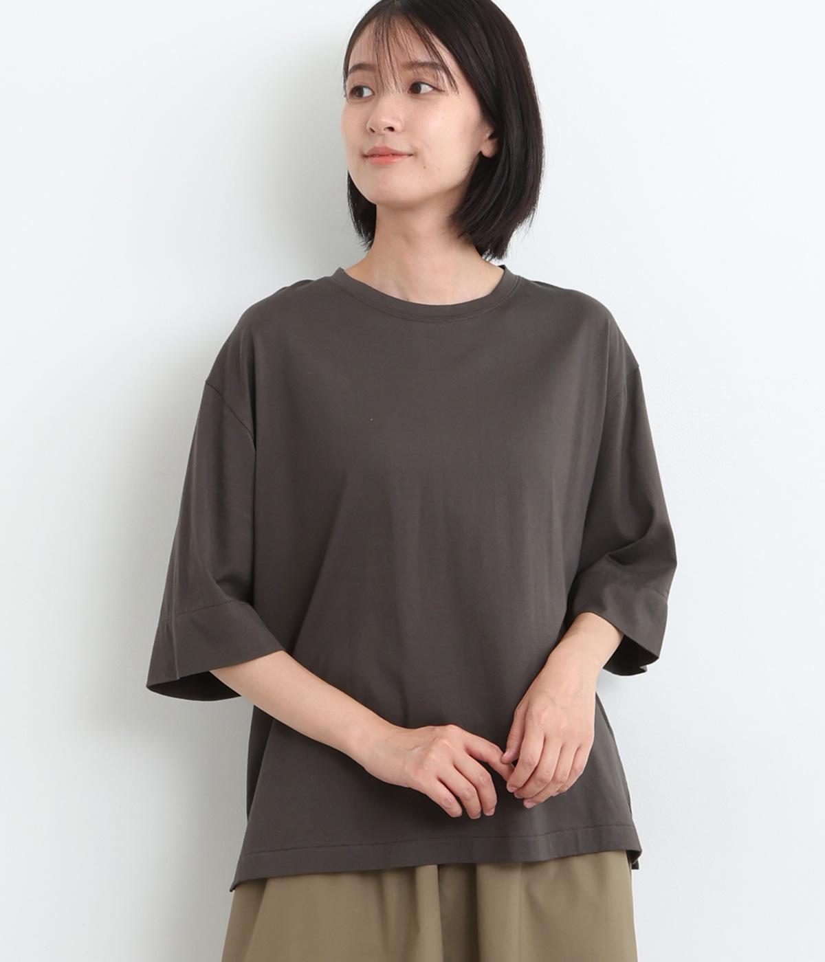 オーバーサイズTシャツ(チャコール-ONESIZE)