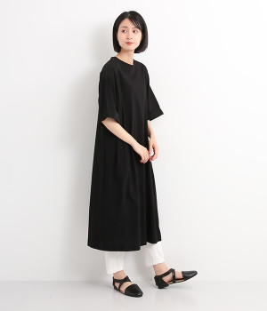 シルケット天竺コットン　BIGTEEワンピース