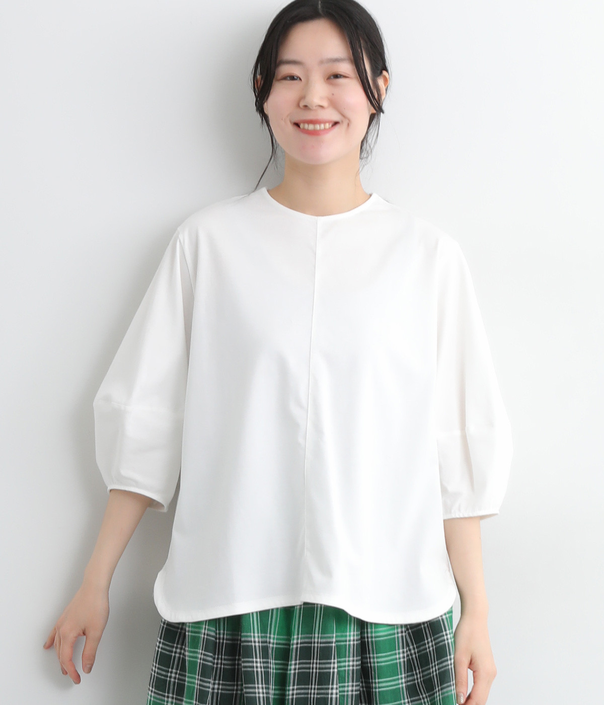 サイロプレミアム　コクーンスリーブジャージートップス(オフ-ONESIZE)