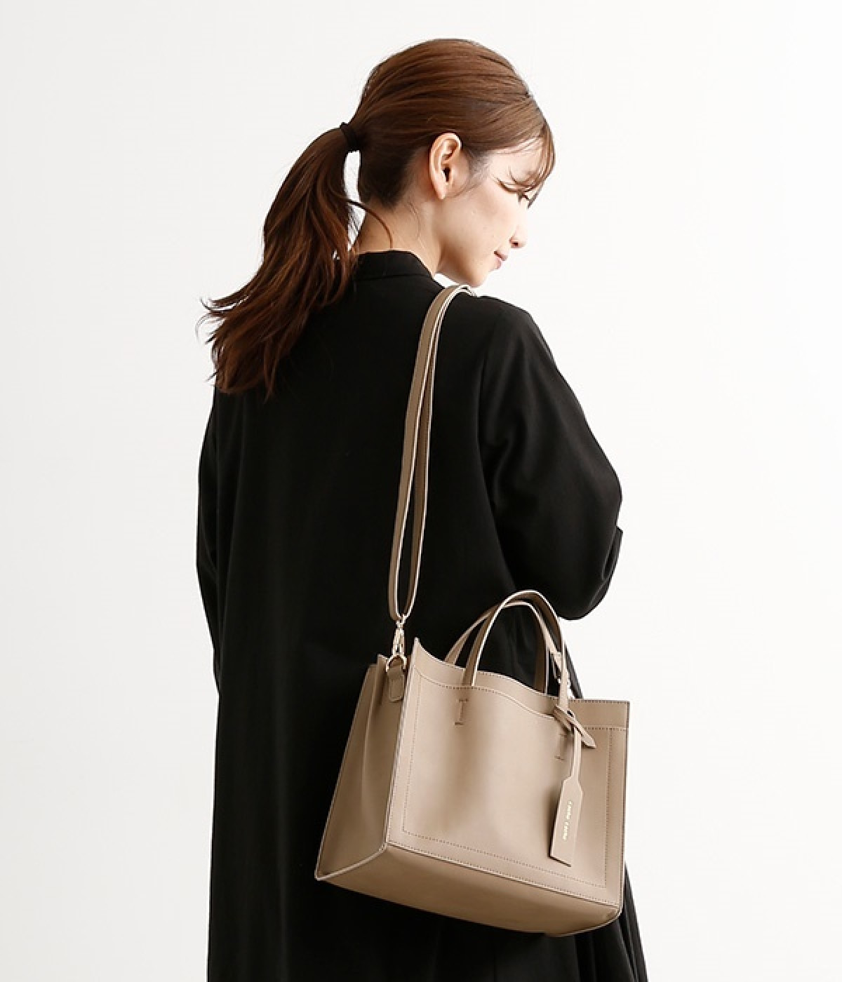 パーテーション　ミニ２WAY トートバッグ(オーク-ONESIZE)