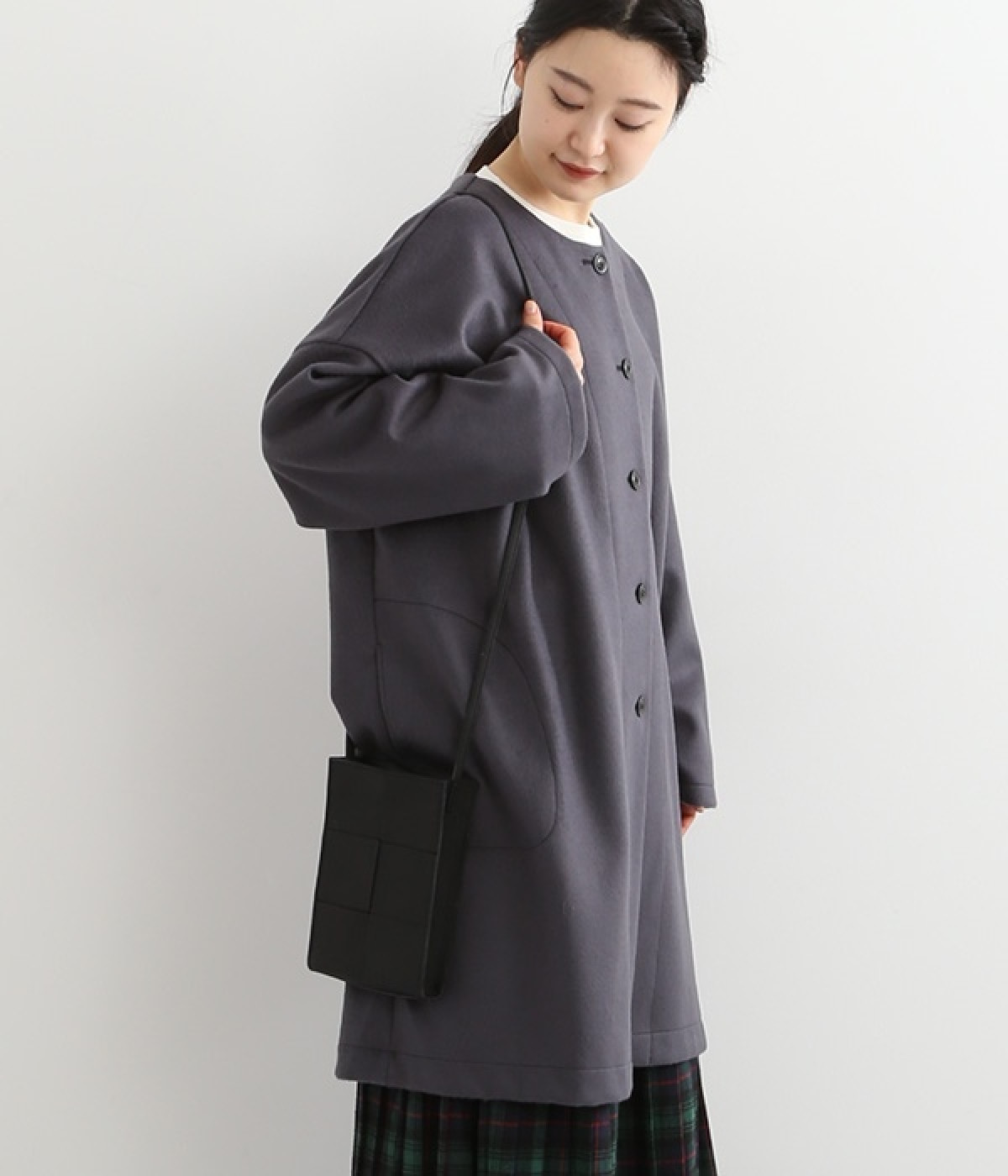 イントレチャート姫路レザーショルダー(ブラック-ONESIZE)