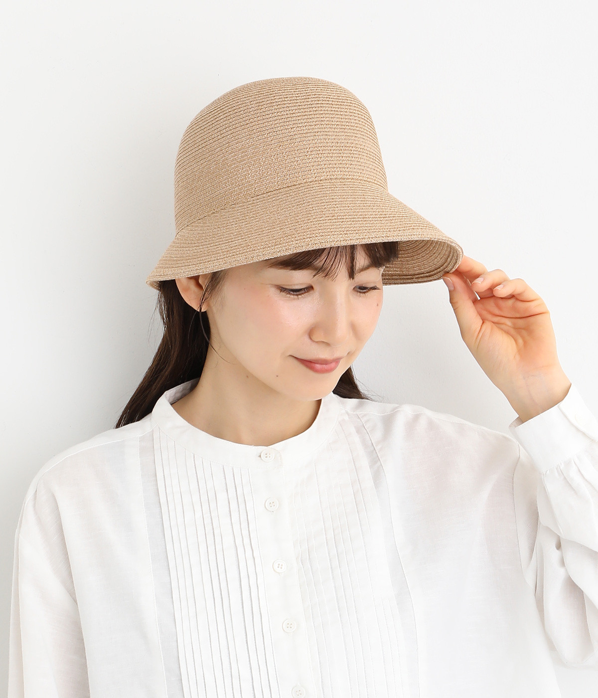 ブレード　バックスリットクロッシェ(キャメル-ONESIZE)
