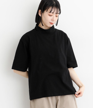 【A.U.G. relaxing】コットン天竺ゆるタートルTee