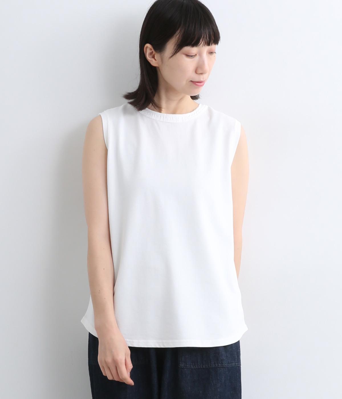 コットンライトカノコバックデザインノースリーブ(オフ-ONESIZE)