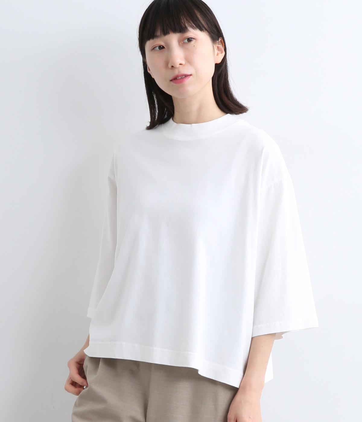 コットン天竺クロップドTee(オフ-ONESIZE)