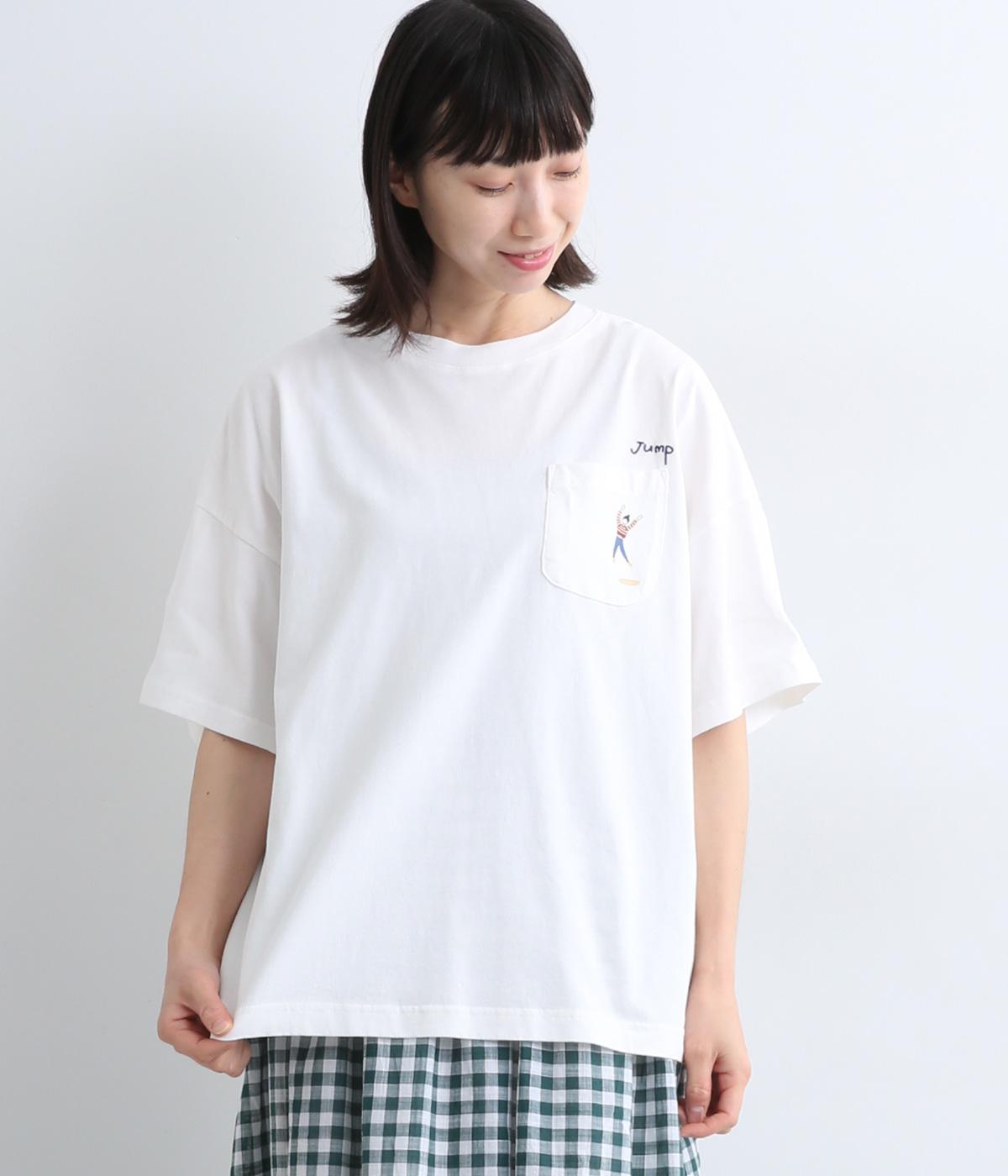 コットン天竺JUMP Tee(オフ-ONESIZE)