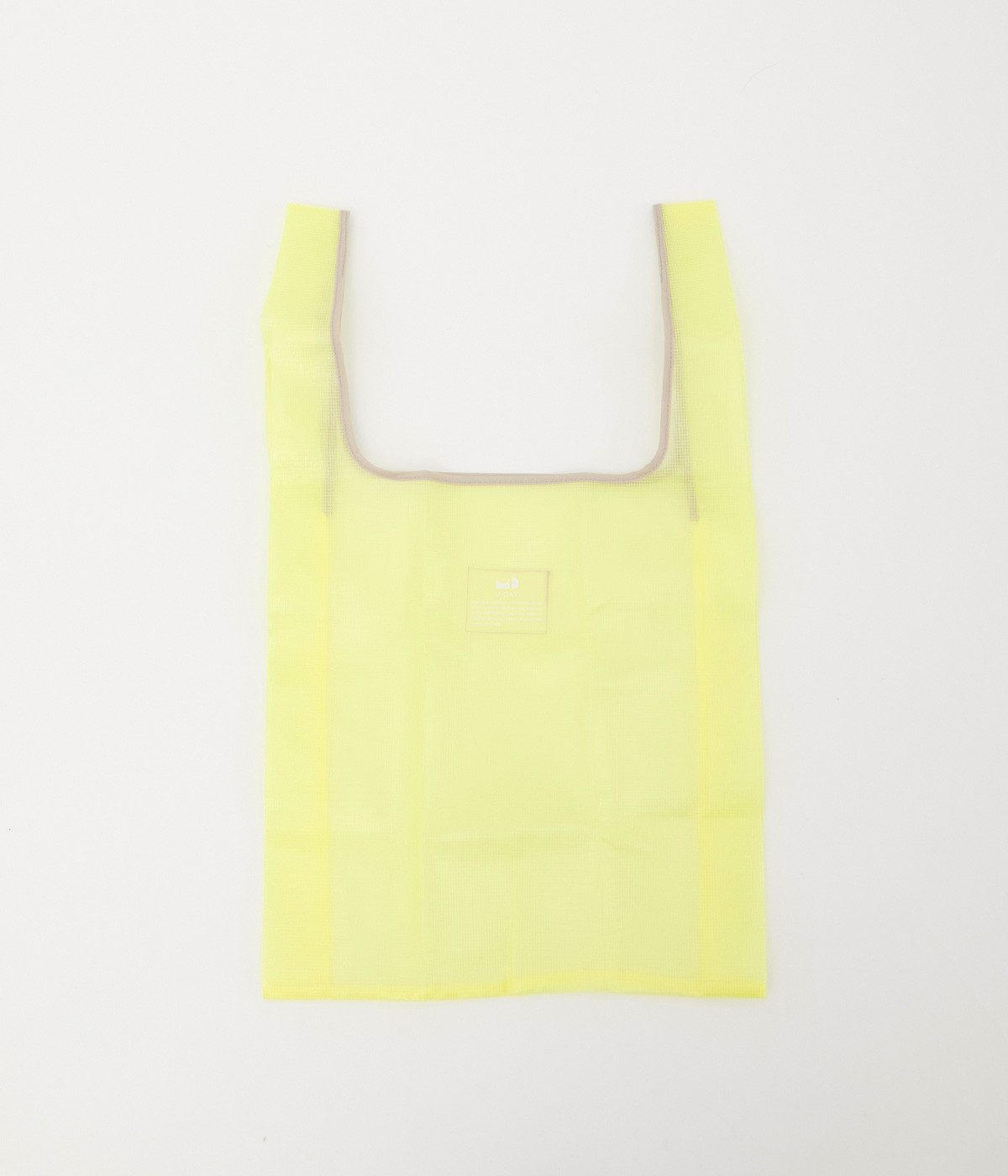 Color Rip Cloth Tote Bag/クリアカラー(イエロー-ONESIZE)