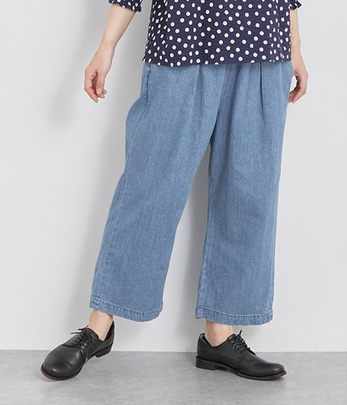 フレンドシップリネンワイドクロップドパンツ(3years-0)
