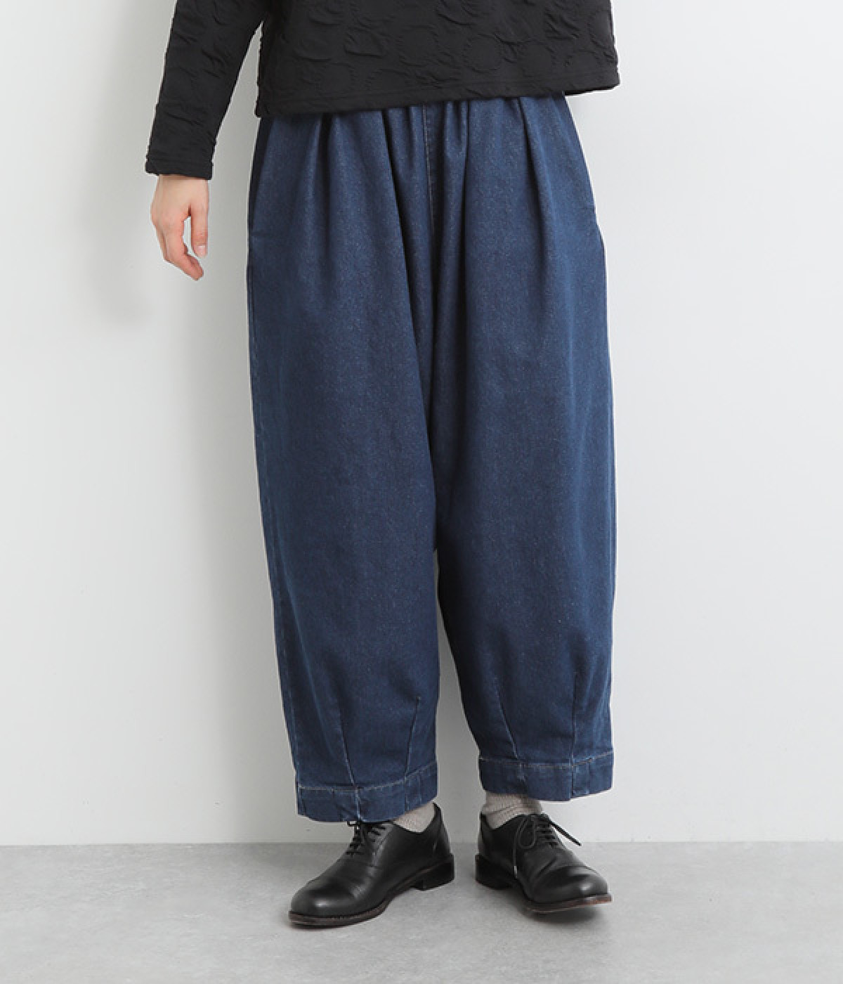 デニム ビッグタックパンツ(ユーズド-ONESIZE)