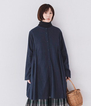 リネンレーヨン　2WAYチュニック