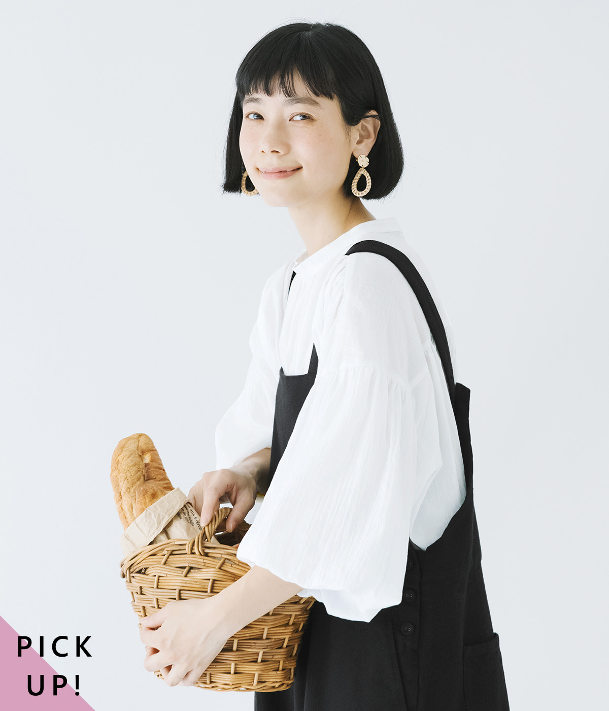 別注｜バルーン袖ブラウス(オフホワイト-ONESIZE)