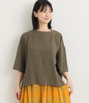 レーヨンラミータイダイ染プルオーバー(チャコール-L)